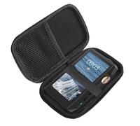 Blueshaweu Housse de protection pour lecteur MP3/MP4 Hidizs AP80 PRO MAX - Étui de protection avec espace pour écouteurs, câble USB et carte mémoire - Compatible avec Hidizs AP80 PRO MAX (noir)