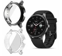 Blueshaweu - Lot de 2 coques de protection pour montre intelligente DR06, Fitpolo DR06, FQQ DR06 - En TPU - Anti-rayures - Compatible avec montre connectée TOOBUR DR06, Fitpolo DR06, FQQ DR06
