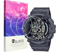 Blueshaweu Lot de 3 films de protection d'écran compatibles avec Casio AE-1500WH, dureté 9H [3 pièces] Compatible avec Casio AE-1500WH, AE-1500 Watch (HD)