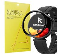 Blueshaweu Lot de 3 films de protection d'écran compatibles avec Knauermann PRO 4 Mini (2026) - Rond - 41 mm - Transparent - En PET - Compatible avec Knauermann PRO 4 MINI (2026) - Rond (noir)
