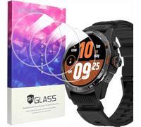 Blueshaweu Lot de 3 films de protection d'écran en verre trempé 9H compatibles avec Ticwatch Atlas Smartwatch