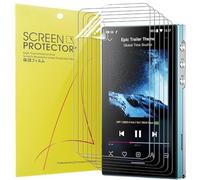Blueshaweu Lot de 6 films de protection d'écran compatibles avec JadeAudio/FiiO JM21 Hi-Res Music Player, HD transparent flexible en TPU [6 pièces] Compatible avec lecteur MP3 FiiO JM21 (transparent)