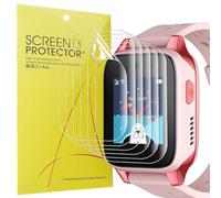Blueshaweu Lot de 6 films de protection d'écran compatibles avec TCL Movetime MT46 - 4G - Film de protection d'écran HD transparent flexible en TPU [6 pièces] Compatible avec montre intelligente TCL