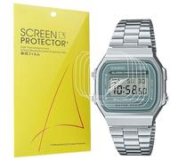 Blueshaweu Lot de 6 films de protection d'écran en TPU transparent flexible compatible avec Casio Watch A168WA-1YES,A168-3AYES,A168WA-5AYES,A168WA-5AYES,etc. (transparent)