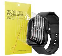 Blueshaweu Lot de 6 films de protection d'écran transparents en TPU flexible pour montre intelligente Hama 5000 1,65" 5000 (transparent)