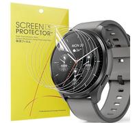 Blueshaweu Lot de 6 films de protection d'écran transparents en TPU flexible pour montre intelligente Hama 9000 1,43" 9000 (transparent)