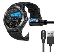 Blueshaweu Magnetic Charger Compatible with NONGAMX 1,54 Pouces Smartwatch, Charging Cable Wire USB 3.3ft Compatible with NONGAMX 1,54 Pouces Smartwatch (Noir)