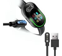 Blueshaweu Magnétique Chargeur Compatible avec AKUVU Dog Bark Collar Charger,Magnétique Charger Cable Montre Connectée USB 3,3ft Compatible avec AKUVU Dog Bark Collar (Noir)