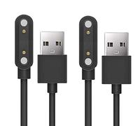 Blueshaweu Magnétique Chargeur Compatible avec RUIMEN D1 Enfants Smartwatch,Magnétique Charger Cable Montre Connectée USB 3,3ft Compatible avec RUIMEN D1 1,85 Pouces SmartWatch (2 packs-Noir)