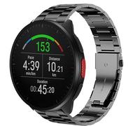Blueshaweu Métal Compatible avec Polar Montre,Bracelet en Acier Inoxydable Compatible avec Bracelet Polar Unite/Ignite/Ignite 2/Ignite 3/Pacer/Vantage V3 Smart Watch (20mm, Noir)