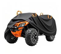 Blueshyhall Bâche de protection pour quad, ATV, imperméable, protection UV, pour l'intérieur et l'extérieur, en tissu polyester 210D, avec bandes réfléchissantes et sangles à boucle, taille XL (210 x
