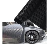 Blueshyhall Film de protection pour voiture avec motif d'avion - Film de wrapping - Carbone noir brillant - Film autocollant de tuning - Pour l'intérieur et l'extérieur - Pour voiture, moto, vélo (50