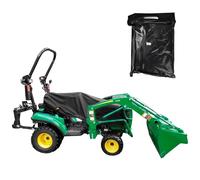 Blueshyhall Housse de protection imperméable pour tracteur de pelouse, protection solaire et anti-poussière en tissu Oxford 600D, housse de protection compatible avec Jo&hn Dee&re, Ku&bota, etc.