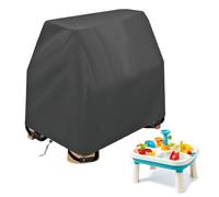 Blueshyhall Housse de protection pour table à eau et sable - 104 x 64 x 84 cm - Imperméable - En 210D - Protection solaire et coupe-vent - Avec cordon de serrage et boucle enfichable - Pour extérieur