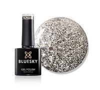 Bluesky Bluesky Gel Polish, Aurora, BSH014, 10 ml, Gel Fabrice du vernis à ongles, de l'argent, des paillettes, de la miroitement (besoin de guérir sous UV / lampe LED) Pack (X)