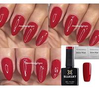 Bluesky Bluesky Gel Polish, Maroon, A27, 10 ml, gel Fabrice du vernis à ongles, rouge, profond, néon (durcissant sous UV / lampe à LED requrid) Pack (X)