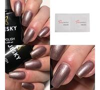 Bluesky Brown Glitter Mocha - A08 - UV / LED FOAK OFF GEL ROSION DU NOIX 10 ML + 2 DIVA WORLD ® SHINE LINES GRATUITEMENT