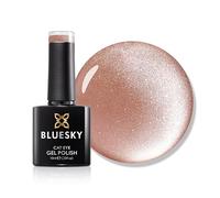Bluesky Cat Eye Gel Nail Polish 10ml, Coral Cascade - SJC04, Pink Magnetic Nail Polish with Cat Eye Effect for LED UV Lamp, Long-Lasting, Salon & Home Manicures