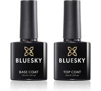 Bluesky Flacon Vernis À Ongles Gel Semi Permanent Uv/Led Kit Top And Base Coat (2 X 10 Ml)