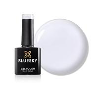 Bluesky Gel Nail Polish 10ml, Silk White - SS2615, White Gel Nail Polish for 21 Day Manicure, Requires Curing Under LED UV Nail Lamp