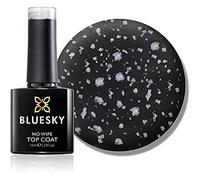 Bluesky Gel Rustroile, couche de finition des flocons de neige - Matte, Blanche-Neige. Clai de finition sans fil avec effet de flocon de neige et finition mate, 10 ml (nécessite de guérir UV / lampe LED)