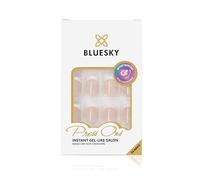 Bluesky Lot de 24 faux ongles à presser - Pointe carrée - Avec languettes adhésives - Différentes tailles - Pour femme