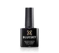 Bluesky No Wipe Matte Top Coat Semi Permanent- Protège Les Ongles,Top Coat Gel UV Cure Sous Lumière Uv/led, Vernis À Ongles Vernis À Ongles Bricolage Salon De Manucure À La Maison, 10 ML