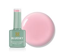 Bluesky Rubber Base Coat 10ml - Dawn Rose - BNR04, Base Gel for Nails, Strengthening Gel Base Coat for 21 Day Manicure, LED UV Lamp Required