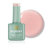 Bluesky Rubber Base Coat 15ml - Girl's Secret - BNR08, Base Gel for Nails, Strengthening Gel Base Coat for 21 Day Manicure, LED UV Lamp Required