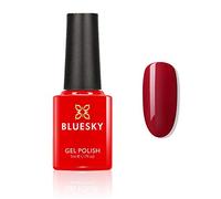 Bluesky Vernis à ongles gel 5 ml, Hollywood Red Carpet - 80521 | Un ton pomme profond avec un scintillement subtil - le choix intemporel pour les mains, les orteils et les ensembles de fête