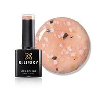 BLUESKY Vernis à ongles gel, gel fleur, dahlia, BFL01, corail, orange, longue durée, résistant aux éclats (nécessite un séchage sous lampe UV ou LED)