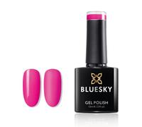 Bluesky Vernis Gel Semi Permanent Cure sous Lampe UV/LED Cherise Rose Néon 10 mL