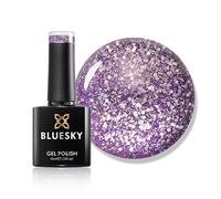 Bluesky Vernis Gel Semi Permanent Cure sous Lampe UV/LED Lilac Ice Violet Miroiter 10 mL