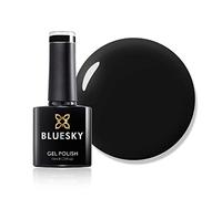 Bluesky Vernis Semi Permanent Noir Gel Ongle sous Lampe UV/LED Manucure à la Maison, Durabilité de 21+ Jours, Beaucoup de Couleurs Quotidiennes Disponibles, Noir, 10ml