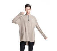 BlueSnow Muslim Women's Long Sleeve Sports Shirt, Modest Quick-Dry Yoga Top, Breathable Stretchy Workout Shirt(XXL,Y5)