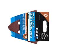 Bluespot 19860 93mm 5 Pack 60 Grit Delta Sanding Sheets