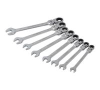 BlueSpot Tools 04300 Tête Flexible Cliquet Set, 8 Pièce