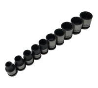 BlueSpot Tools 3920cm Drive Douille Cannelée Set Métrique, 10 Pièce