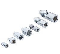 BlueSpot Tools Joint Universel & Adaptateur Réducteur Set 7 Pièce Chromeb /