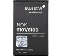 Bluestar batterie de remplacement compatible avec Nokia 6100 / 6131 / 6300 / 6101 / 1661 / 7270 800 mAh Batterie d'échange Accu BL-4C
