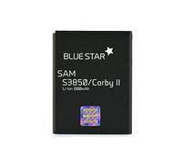 Bluestar Batterie Rechargeable Remplacement Compatible avec Samsung S3850 Corby II/Tchat 335 800 MAH Échange Batterie EB424255VU