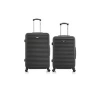 bluestar - lot de 2 - valise grand format et valise weekend brazilia - noir noir G