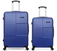 bluestar - lot de 2 - valise grand format et valise weekend miami - marine marine G