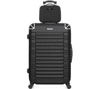 bluestar - lot de 2 - valise grand format et vanity lima - noir noir G