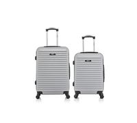 bluestar - lot de 2 - valise weekend et valise cabine brazilia - gris gris G