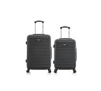 bluestar - lot de 2 - valise weekend et valise cabine brazilia - noir