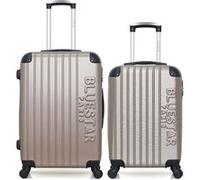 bluestar - lot de 2 - valise weekend et valise cabine bucarest - beige