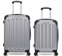 bluestar - lot de 2 - valise weekend et valise cabine madrid - gris gris G