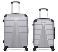 bluestar - lot de 2 - valise weekend et valise cabine ottawa - gris