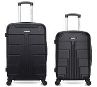 bluestar - lot de 2 - valise weekend et valise cabine ottawa - noir